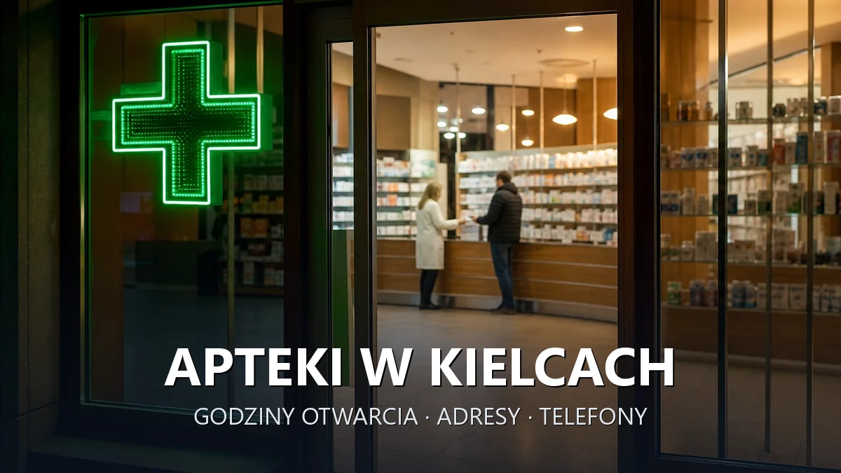 Apteki w Kielcach - godziny otwarcia i dyżury