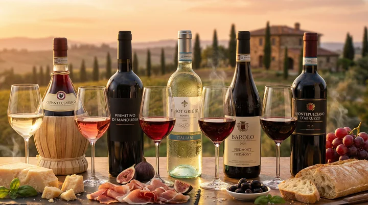 Włoskie wina - przewodnik po najpopularniejszych odmianach z Italii