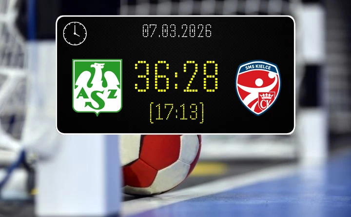 [PIŁKA RĘCZNA] AKPR AZS AWF Biała Podlaska – SMS ZPRP Kielce 36:28 – Liga Centralna, kolejka 19