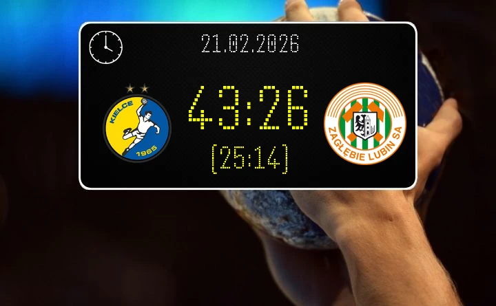 [PIŁKA RĘCZNA] Industria Kielce – Zagłębie Lubin 43:26 w ORLEN Superlidze, kolejka 20