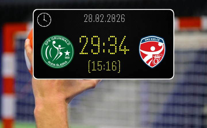 [PIŁKA RĘCZNA] SPR Grunwald Ruda Śląska – SMS ZPRP II Kielce 29:34 – I Liga Mężczyzn (Grupa D), kolejka 18