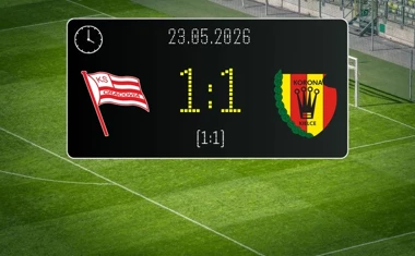 [PIŁKA NOŻNA] Cracovia – Korona Kielce 1:1 w PKO BP Ekstraklasie – szybkie gole i ważny punkt w Krakowie