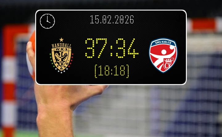 [PIŁKA RĘCZNA] WKS Śląsk Wrocław – SMS ZPRP Kielce 37:34 – Liga Centralna, kolejka 16