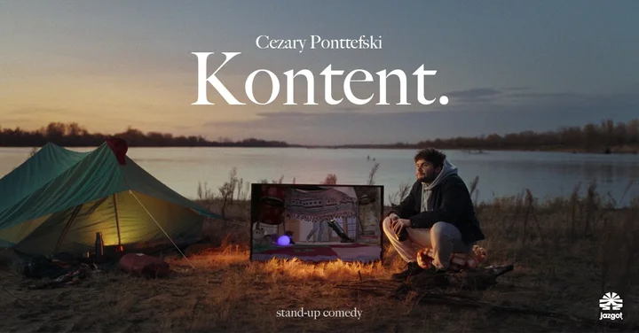Grafika promocyjna wydarzenia Cezary Ponttefski — Kontent (Kielce)