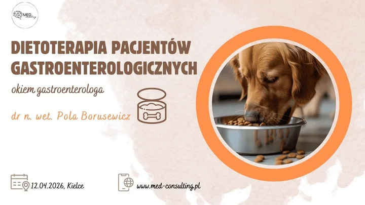 Grafika promocyjna wydarzenia Dietoterapia pacjentów gastroenterologicznych okiem gastroenterologa