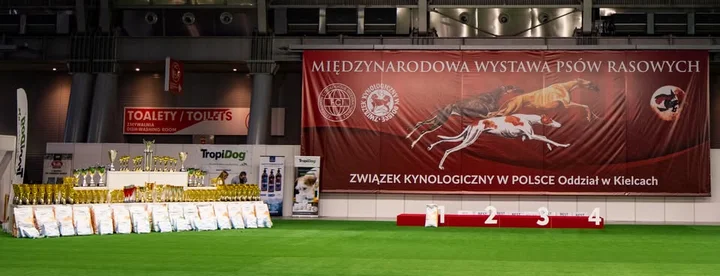 Grafika promocyjna wydarzenia DUO CACIB KIELCE 2026 — międzynarodowa wystawa psów w Kielcach
