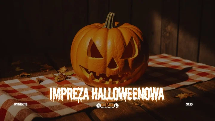 Grafika promocyjna wydarzenia Impreza Halloweenowa w KOLEJCE KIELCE