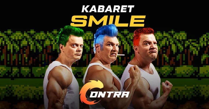 Grafika promocyjna wydarzenia Kabaret Smile — „CONTRA” w Kielcach (16 października 2026)
