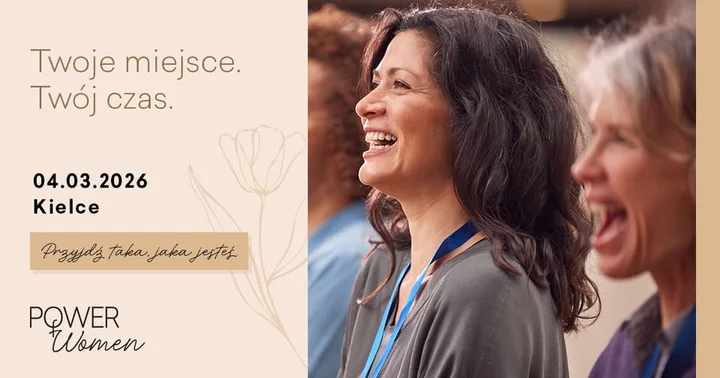 Grafika promocyjna wydarzenia Power of Women – spotkanie dla kobiet w Kielcach