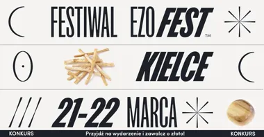 Grafika promocyjna wydarzenia Festiwal Ezoteryki i Medycyny Naturalnej w Kielcach — 21–22 marca 2026