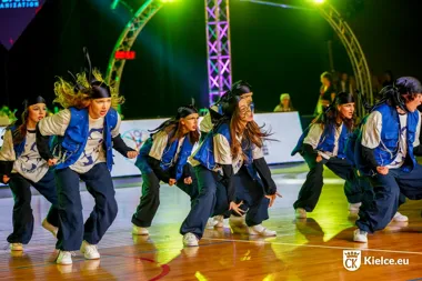 Grafika promocyjna wydarzenia Mistrzostwa Świata IDO w hip-hopie, poppingu, hip-hop battles i breaking
