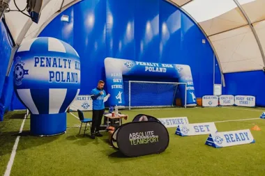 Grafika promocyjna wydarzenia Penalty Kick Poland Kielce — piąty turniej eliminacyjny rzutów karnych