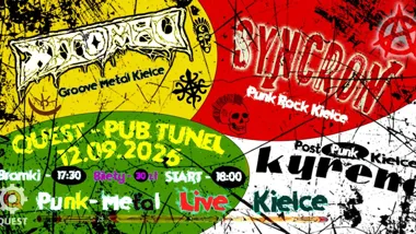 Punk - Metal - Live Kielce Quest - Pub Tunel: trzy kieleckie zespoły