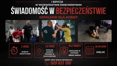 ŚWIADOMOŚĆ W BEZPIECZEŃSTWIE – szkolenie samoobrony kobiet