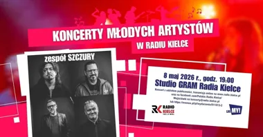 Grafika promocyjna wydarzenia Szczury zagrają w Studiu Gram Radia Kielce