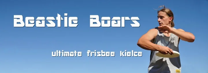 Obrazek przedstawia grafikę promocyjną wydarzenia Trening Ultimate Frisbee na Stadionie Leśnym w Kielcach