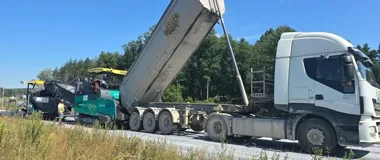 Obwodnica Morawicy blisko finiszu. Została ostatnia warstwa asfaltu