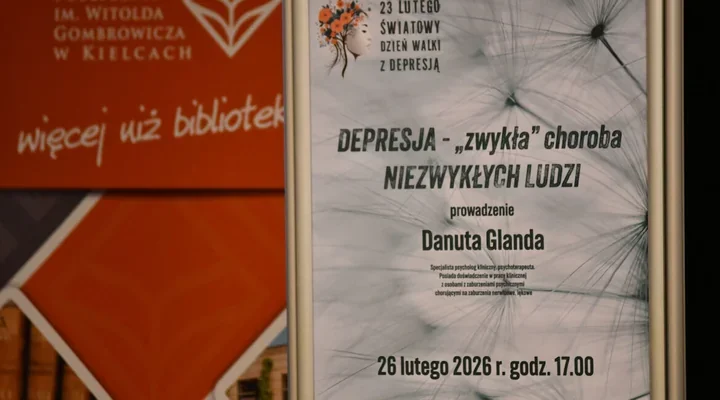 Wieczór o depresji w bibliotece Kielce - rozmowy, wiedza i nadzieja