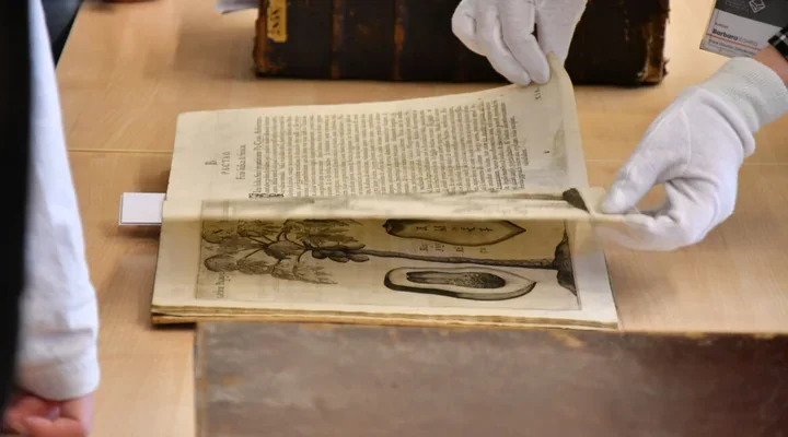 Uczniowie odkrywali starodruki w Wojewódzkiej Bibliotece Publicznej w Kielcach