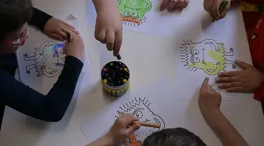 Kolorowy potwór oswoił emocje w kieleckiej bibliotece