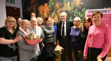 Kielce pożegnały Myśliwskiego książkami i cichą rozmową w bibliotece