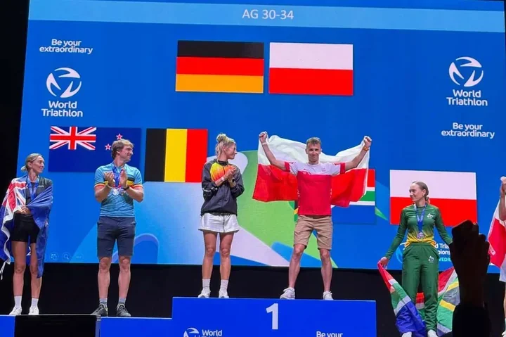 Kielecki triathlonista mistrzem świata. Wygrał z przewagą blisko trzech minut