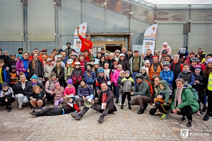 Rodzinna jazda po Kielcach rozgrzała atmosferę przed Geofestiwalem