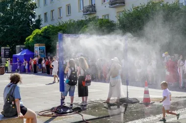 Upał przesunął plan dnia w Kielcach. Strefa dla dzieci ruszy dopiero po 15.00