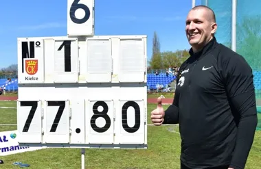 Mistrz olimpijski w Kielcach. Memoriał Furmanka przyciąga czołówkę rzutów