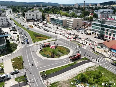 Tymczasowe rondo przy dworcu w Kielcach. Tydzień zmian dla kierowców