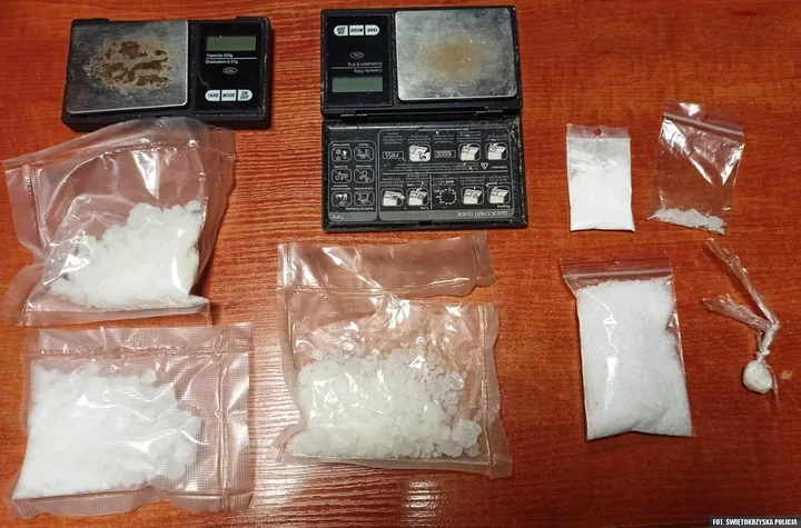Kielczanin wpadł z ponad 200 g narkotyków - policja mówi o znacznej ilości