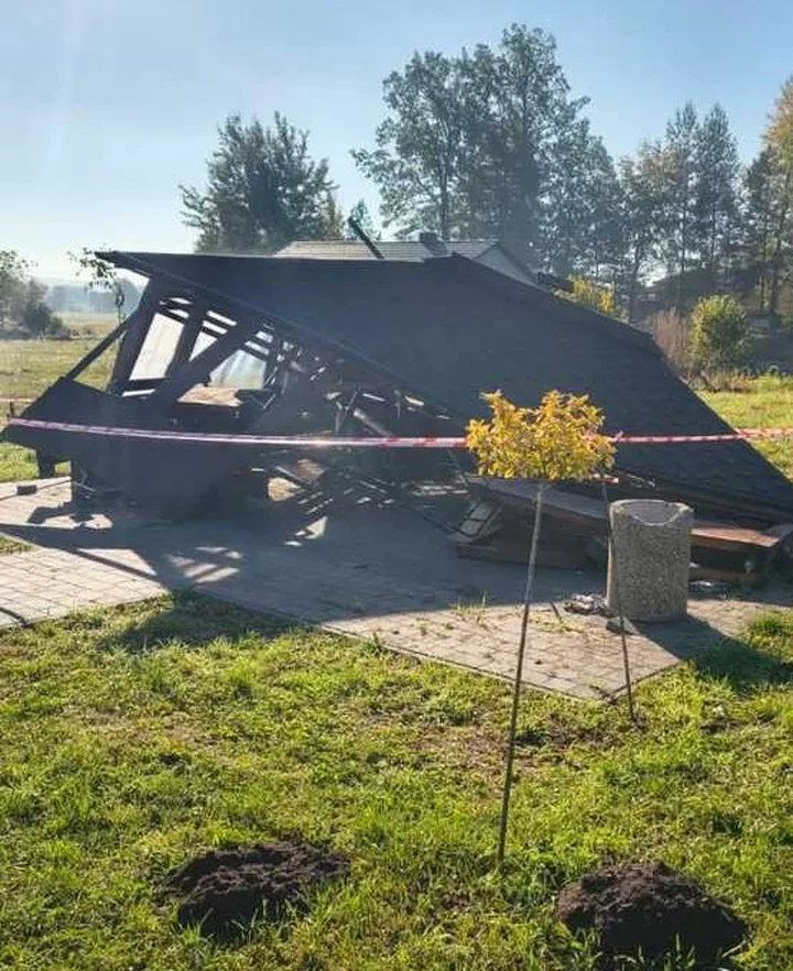 Uszkodzona altana i samochód 22-latka. Policja ustaliła podejrzanego