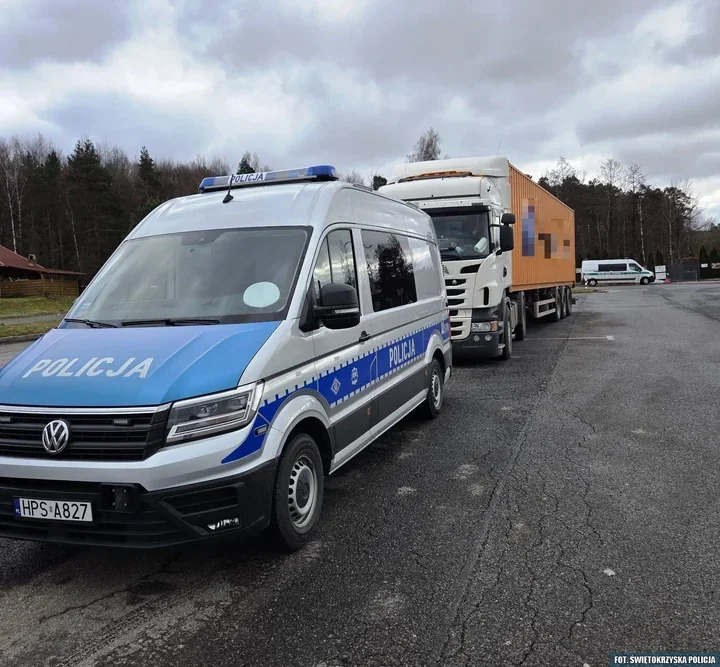 Ciężarówką do Gdyni - kierowca zatrzymany z ponad 1,5 promila