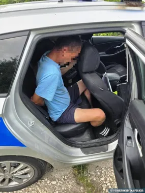 Ponad 2,5 promila i dożywotni zakaz - motocyklista zatrzymany pod Kielcami