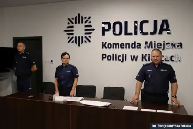 Najlepszy wynik w teście prawa wykroczeń. Dwoje policjantów z Kielc jedzie dalej