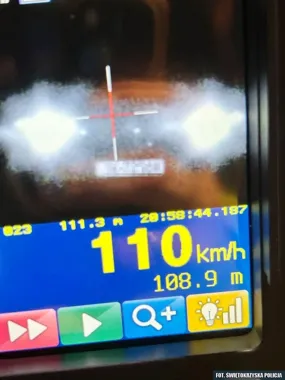 43-latka jechała 110 km/h w terenie zabudowanym - prawo jazdy zatrzymane