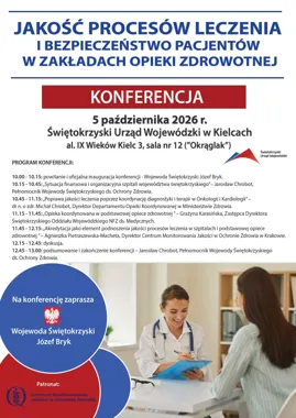 Lekarka w białym fartuchu ze stetoskopem siedzi przy biurku i zapisuje coś na niebieskiej teczce podczas rozmowy z pacjentką w gabinecie lekarskim.