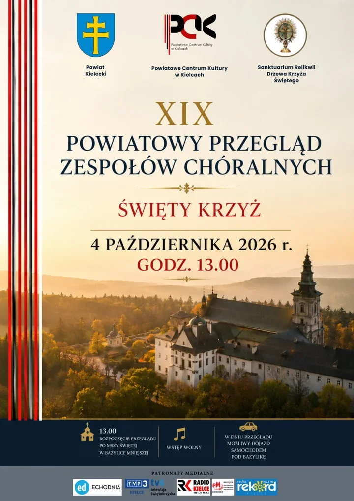 Dziesięć chórów i 30 pieśni na Świętym Krzyżu. Wstęp wolny