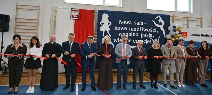 Nowa sala gimnastyczna w Belnie już otwarta. To część większej inwestycji
