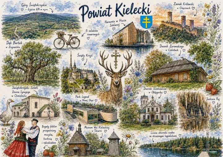 Jeden weekend to za mało. Powiat Kielecki łączy góry legendy i zabytki