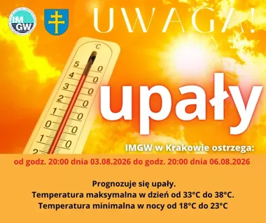 Upały w powiecie kieleckim. Termometry mogą wskazać nawet 38°C