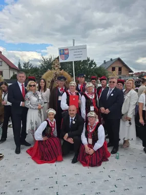 Wieniec z Celin Nowych pokazano na Dożynkach Prezydenckich