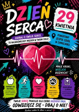 Dzień Serca w Chmielniku. Szkoła stawia na profilaktykę