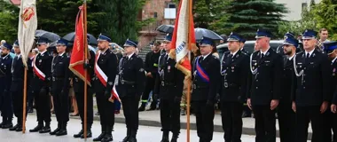 Sto lat służby, tablica i odznaczenia we Wzdole Rządowym