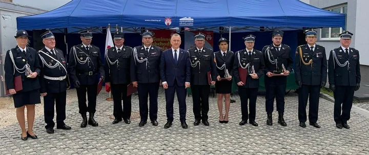 Kamień węgielny już wmurowany - w Chęcinach powstaje nowa remiza OSP