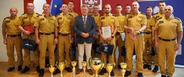 Świętokrzyscy strażacy zdobyli złoto i usłyszeli ważne słowa w Kielcach