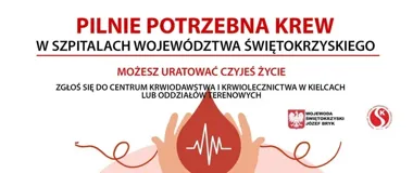 Szpitale potrzebują krwi. W Kielcach i regionie trwa pilny apel do dawców