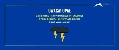 Burze nad Świętokrzyskiem. RCB ostrzega przed deszczem i silnym wiatrem