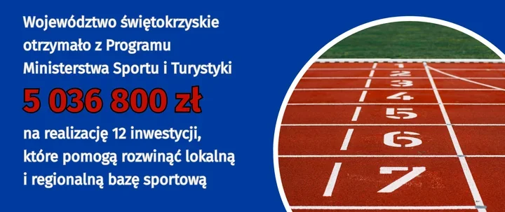 Świętokrzyskie inwestuje w sport – od bieżni po pływalnię